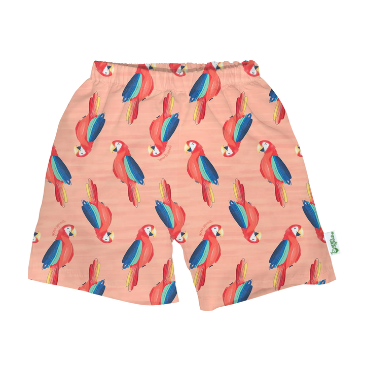 Swim Trunks with Built-in Diaper