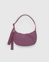 Small Nylon Crescent Bag - Wild Plum