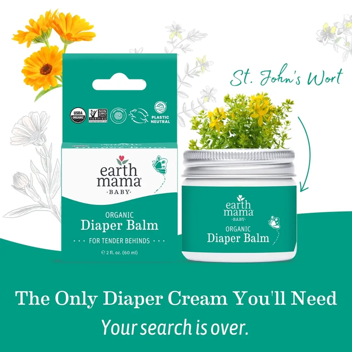 Organic Diaper Balm - 2oz