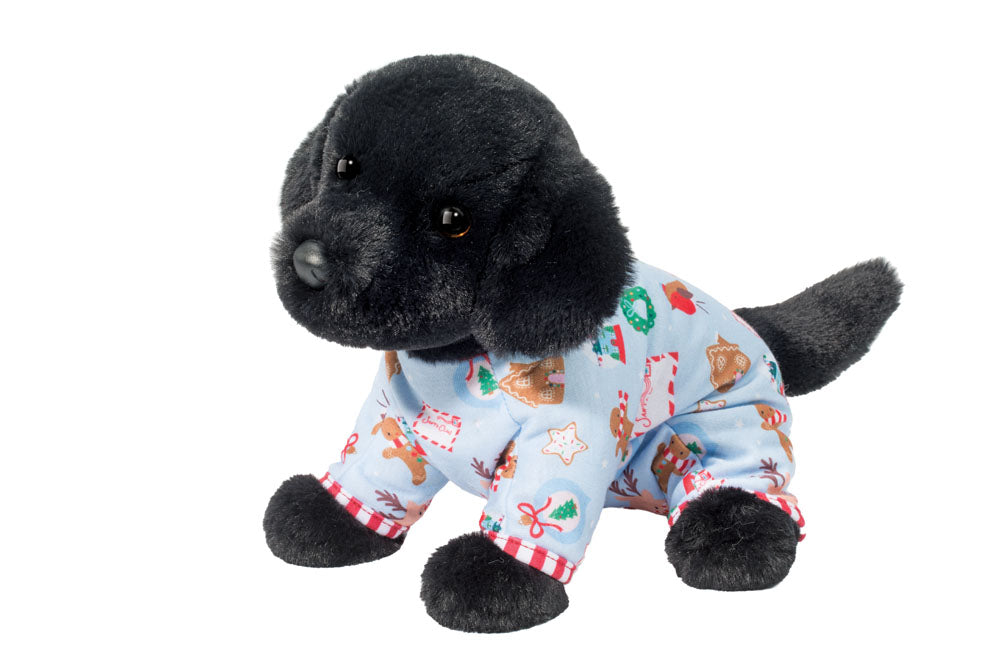 Black Lab with PJs Medium
