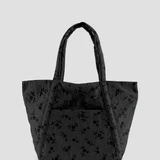 Cloud Bag - Charcoal Ditsy Floral