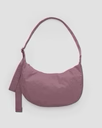 Medium Nylon Crescent Bag - Wild Plum