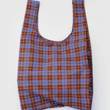 Standard Baggu Blue Tartan