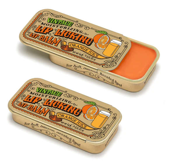 Vintage Style Tin of Lip Balm