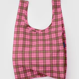 Standard Baggu Azalea Pink Tartan