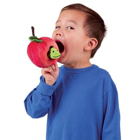 Worm in Apple Puppet