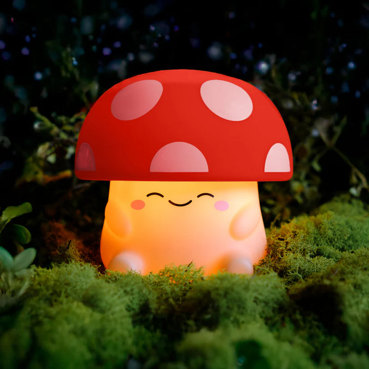 Red Squishy Mushroom Light