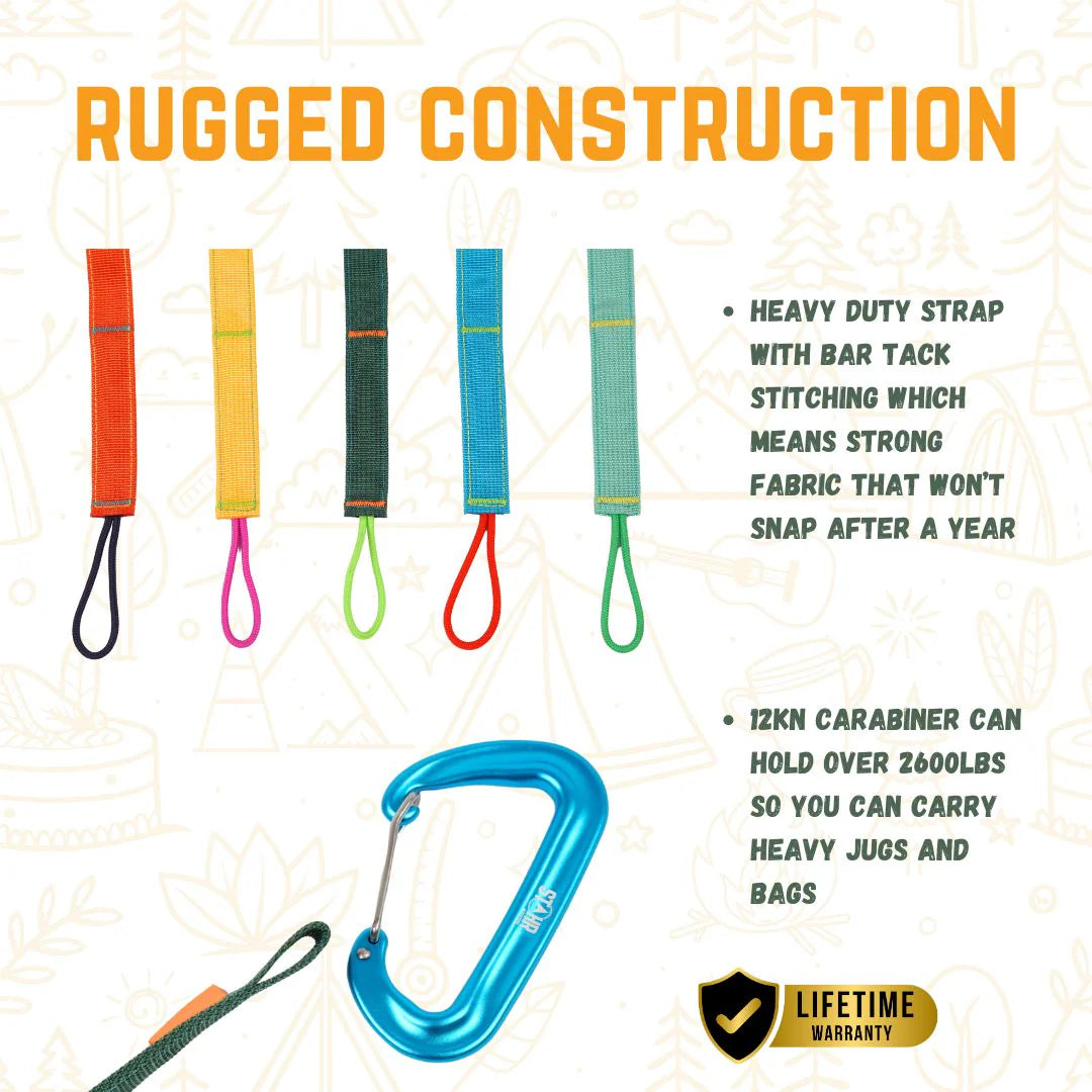 Trail Tether Red Orange