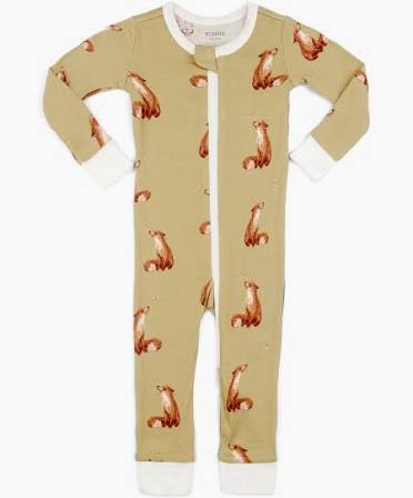 Bamboo Zipper Pajama