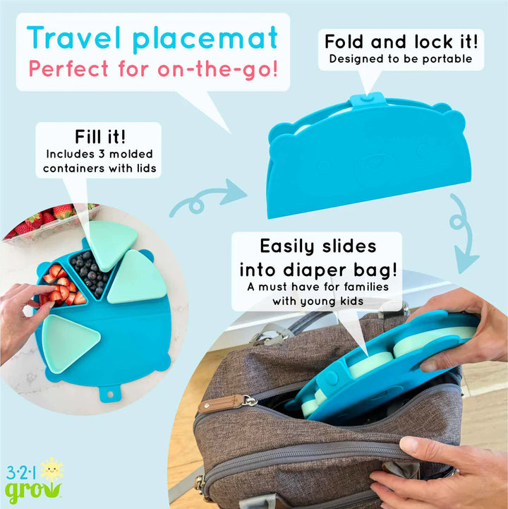 On the Go Snack Activity Mat
