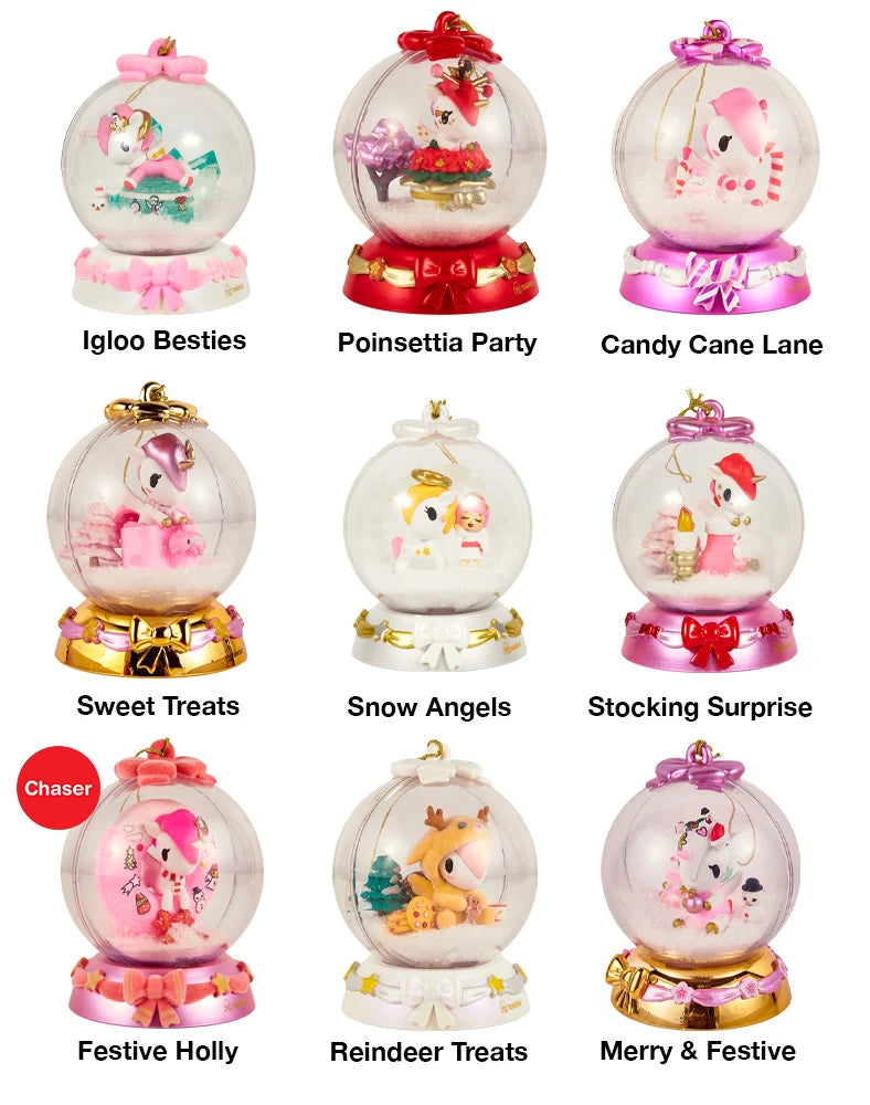 Snow Globe Ornament Holiday Sparkle Blind Box