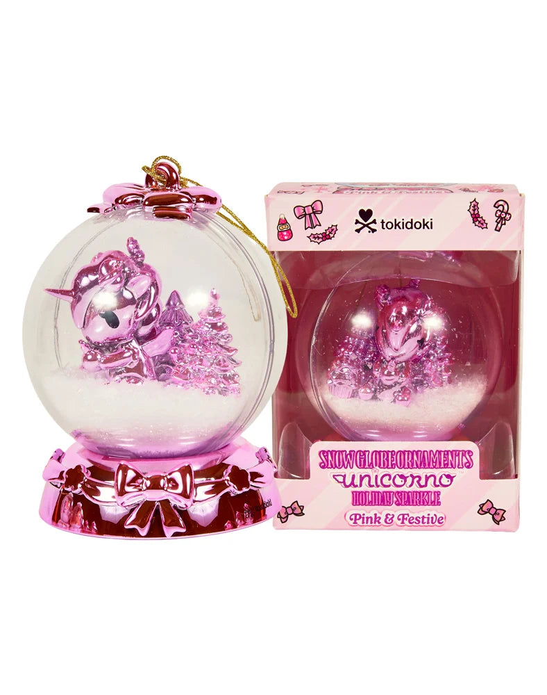 Snow Globe Ornament Holiday Sparkle Special Edition