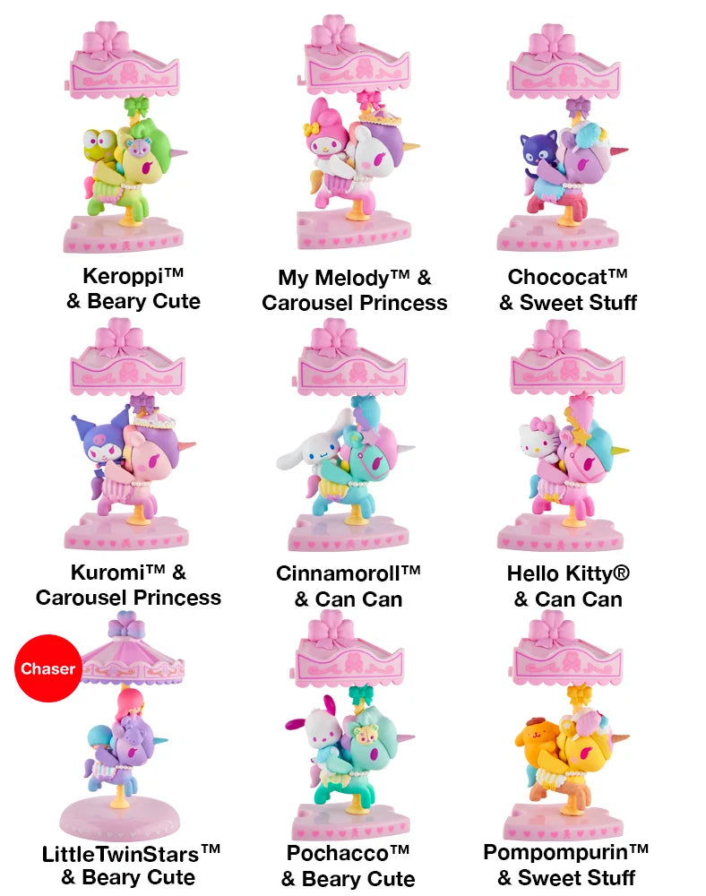 Hello Kitty and Friends Sweet Pink Carousel Blind Box