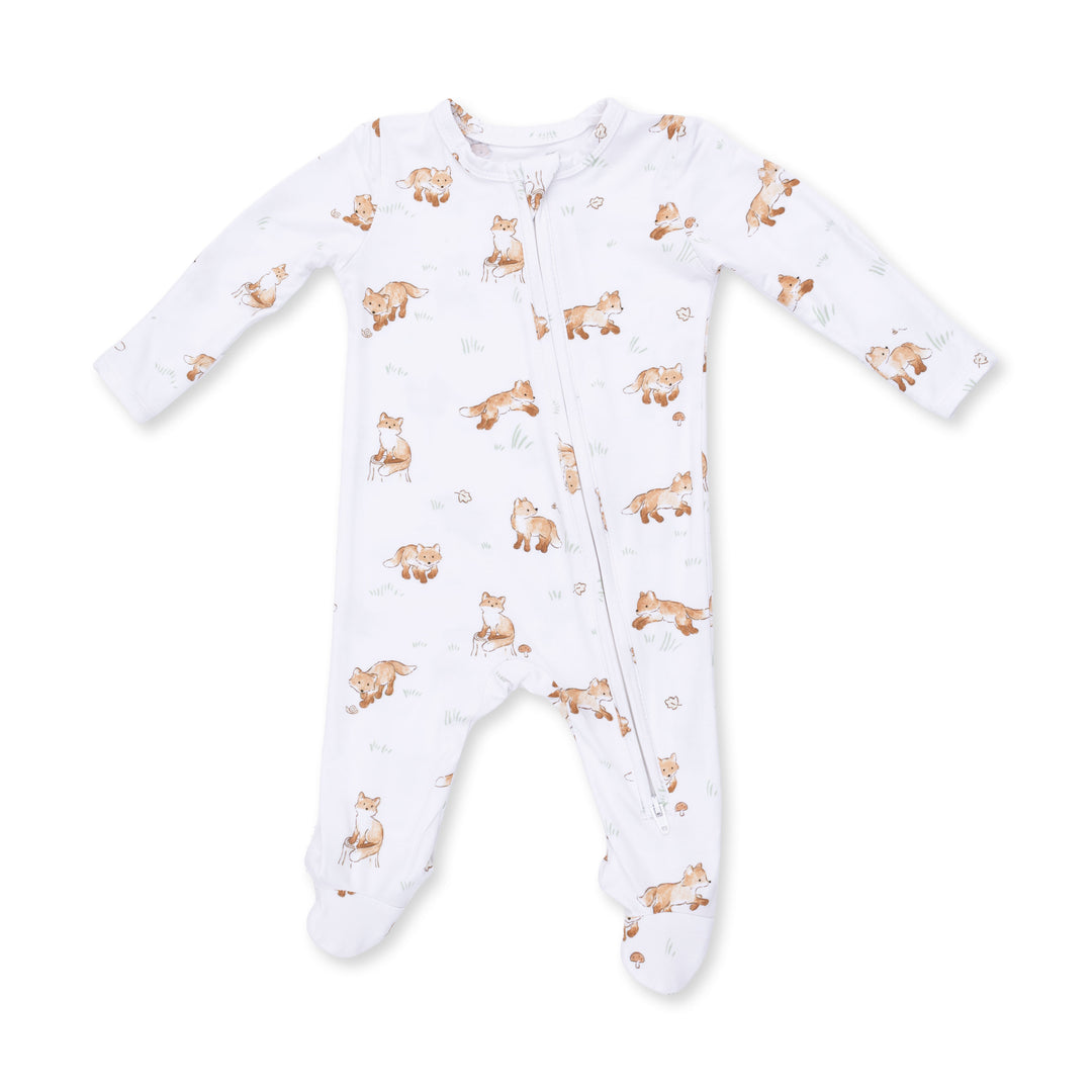 Little Explorer Fox Zip Footie
