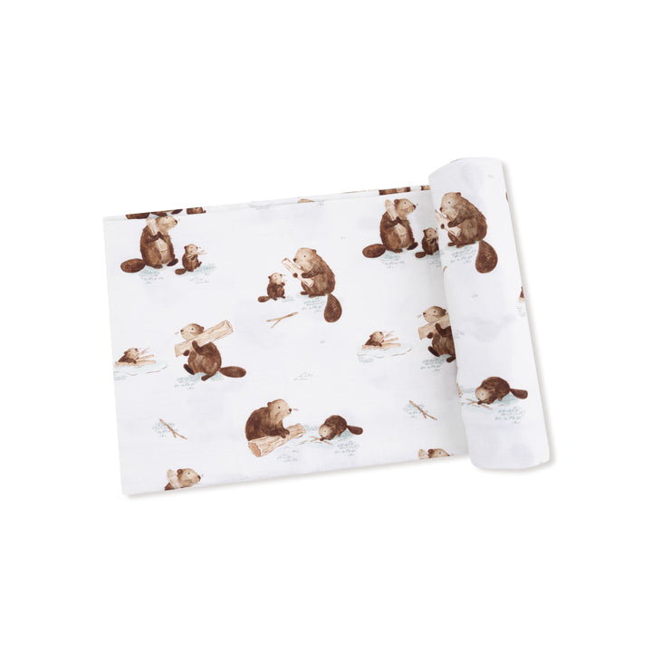 Beavers Bamboo Swaddle Blanket
