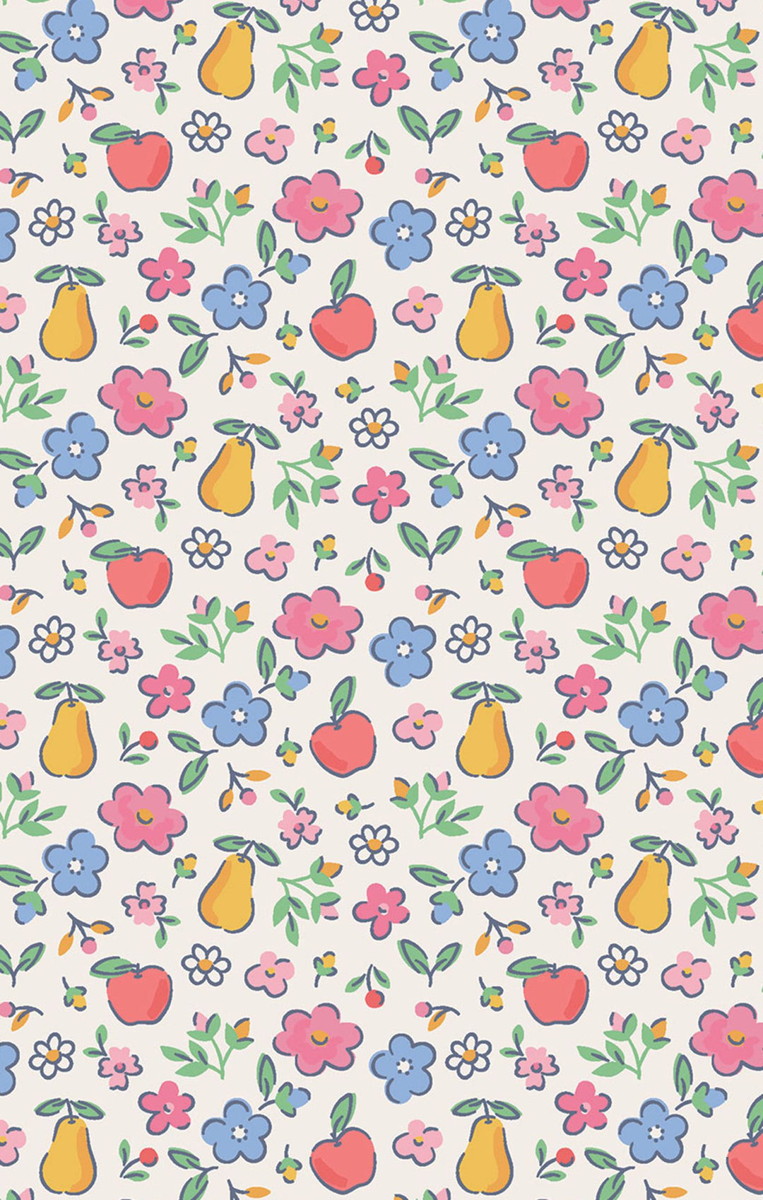 Fall Fruit Floral - Kimono Gown