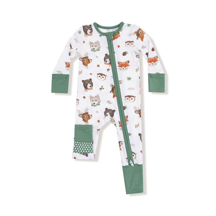 Woodland Faces Bamboo Romper