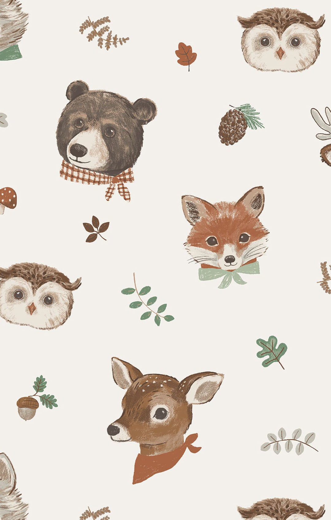 Woodland Faces Bamboo Romper