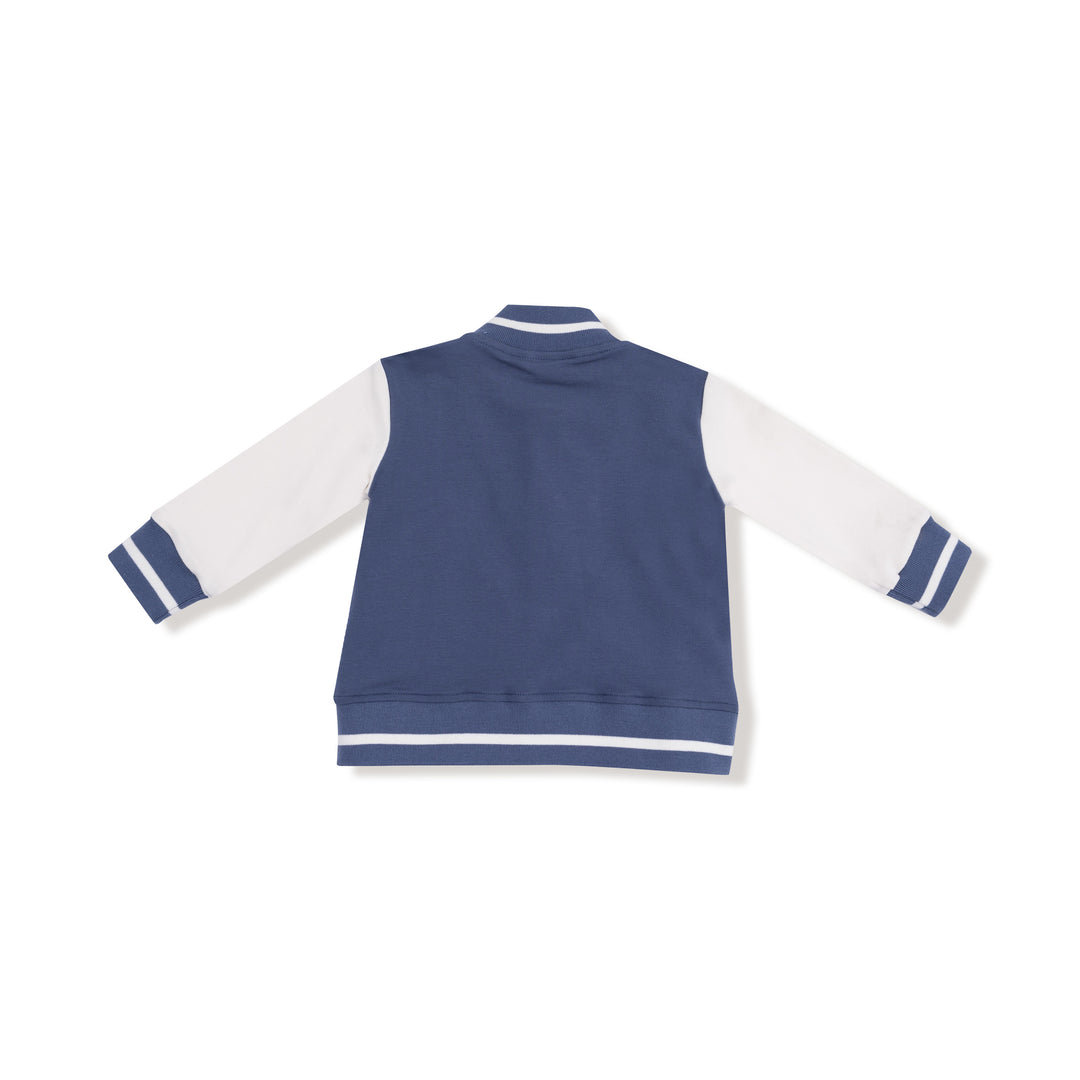 French Terry Sport Letterman Jacket