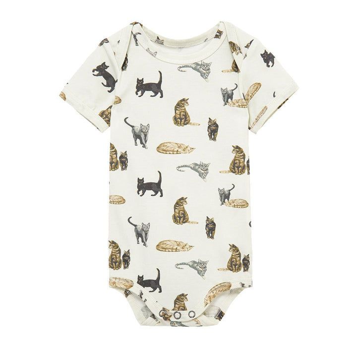 Cat Cotton One Piece Bodysuit