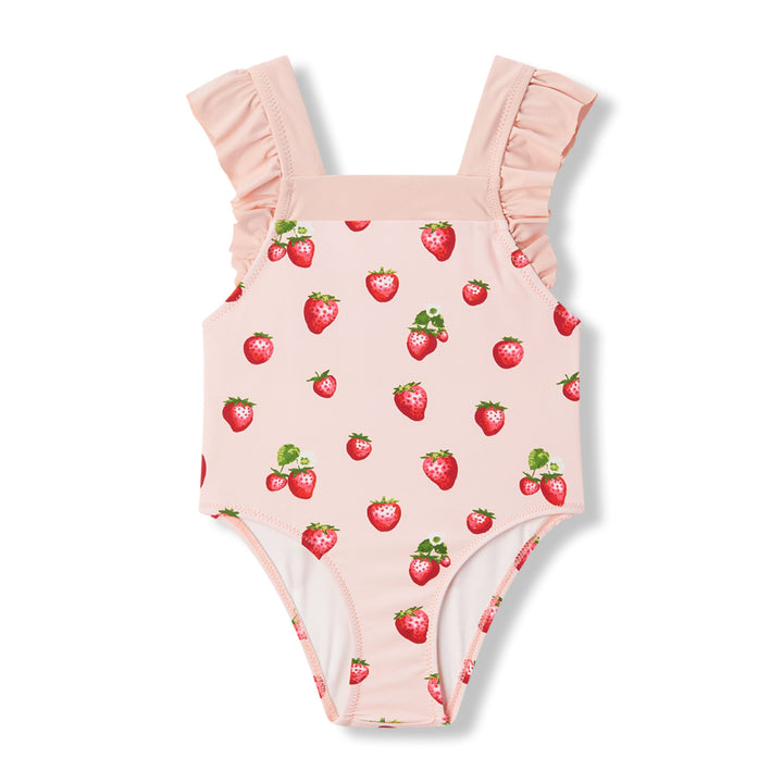 Strawberry Ruffle Swimsuit