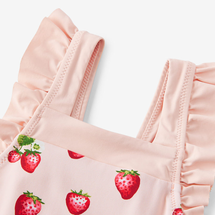 Strawberry Ruffle Swimsuit