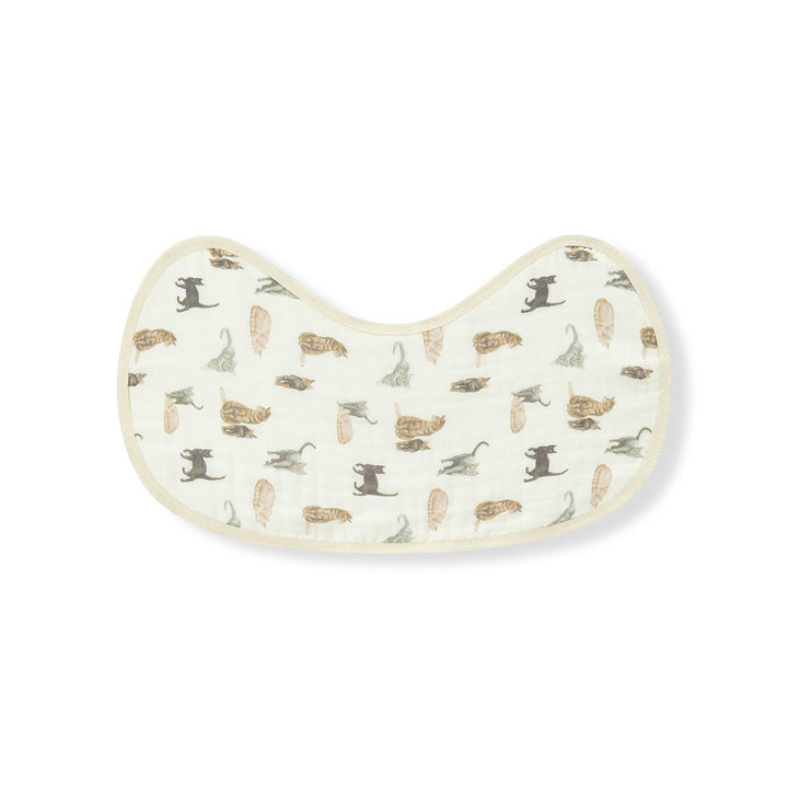 Cat Contour Burp Cloth