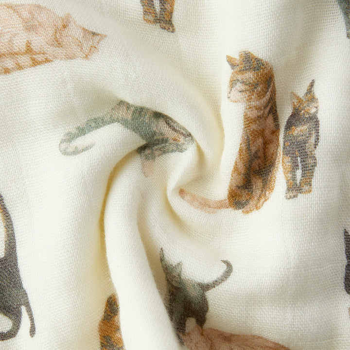Cat Contour Burp Cloth