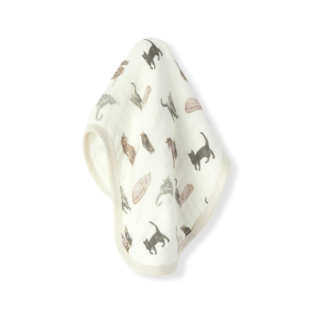 Cat Contour Burp Cloth