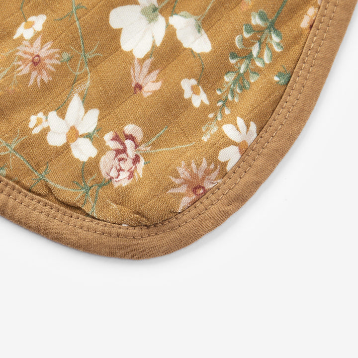 Wildflower Contour Burp Cloth