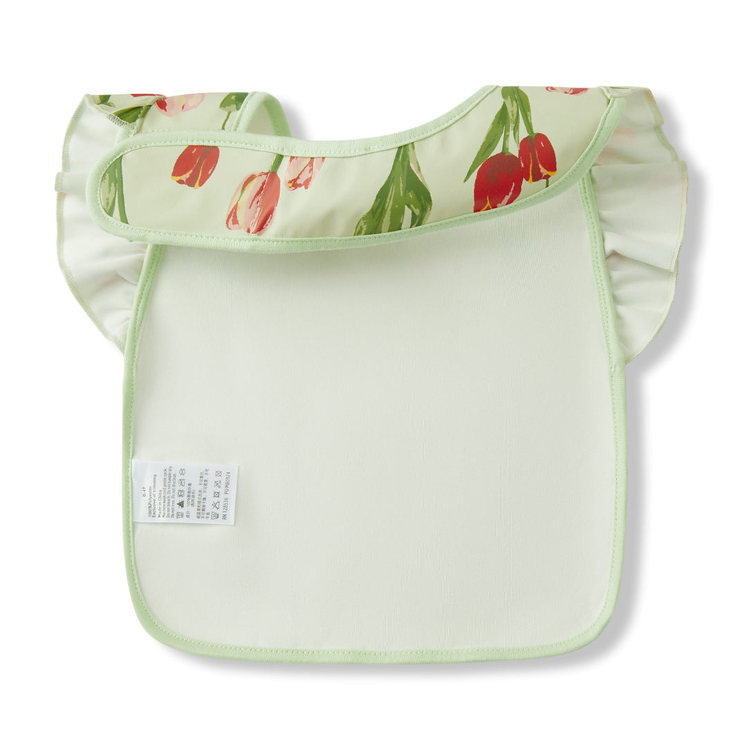 Tulip Ruffle Pocket Bib