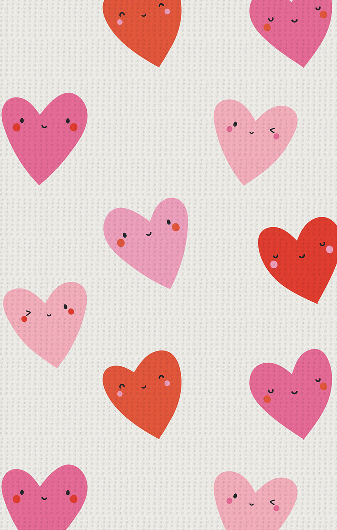 Happy Hearts - Ruffle Sleeve Waffle Top