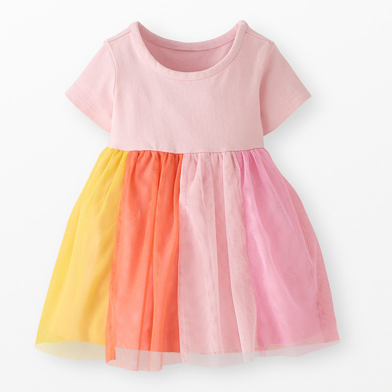 Rainbow Tulle Dress