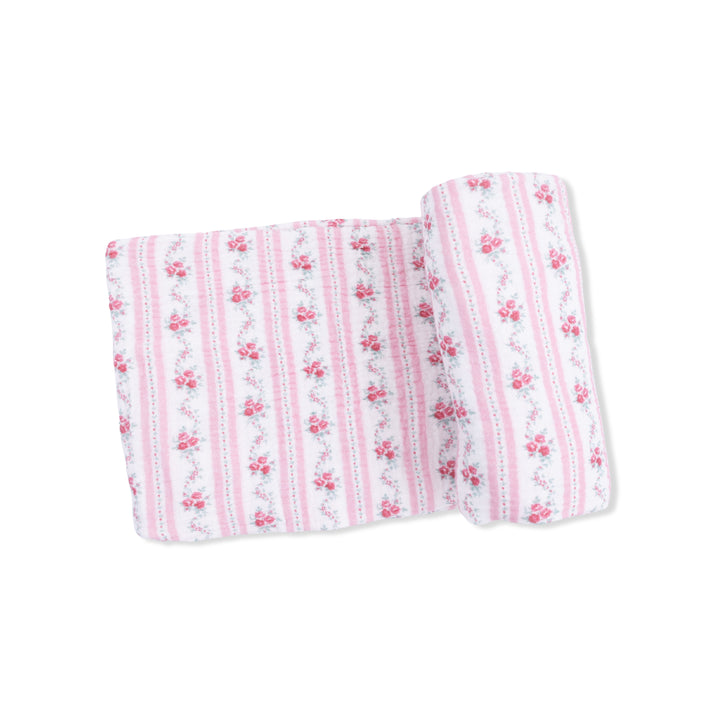 Winding Roses Muslin Swaddle Blanket