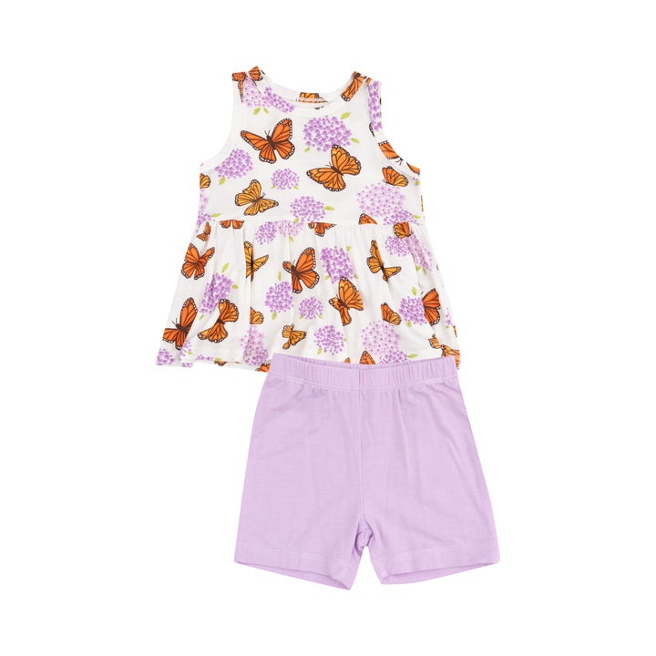 Butterfly Tank and Short Set