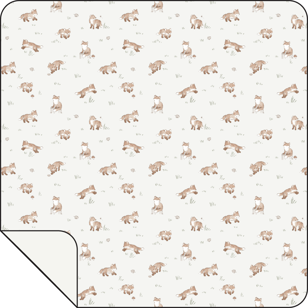Little Explorer Fox Swaddle Blanket