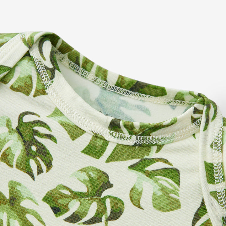 Green Leaf Gown + Hat Set