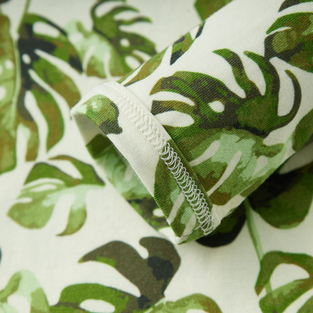 Green Leaf Gown + Hat Set