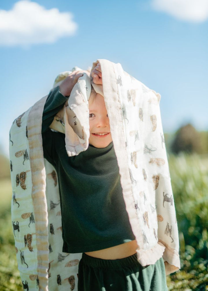 Cat Bamboo Big Lovey Blanket