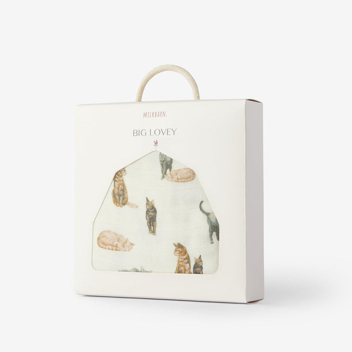 Cat Bamboo Big Lovey Blanket