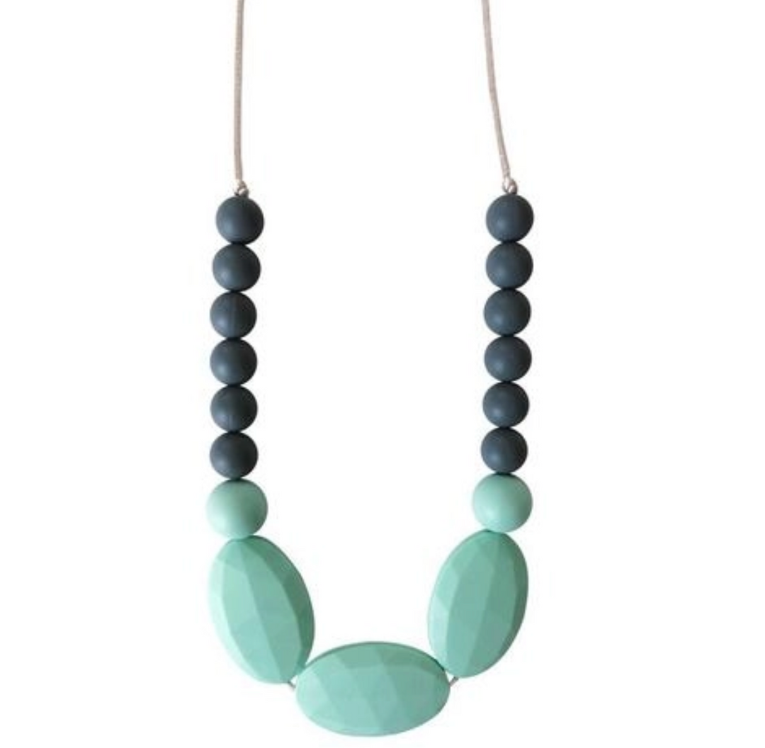 Organic Beechwood and Silicone Teething Necklace