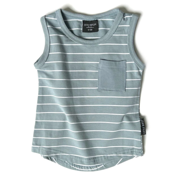 Stripe Pocket Tank