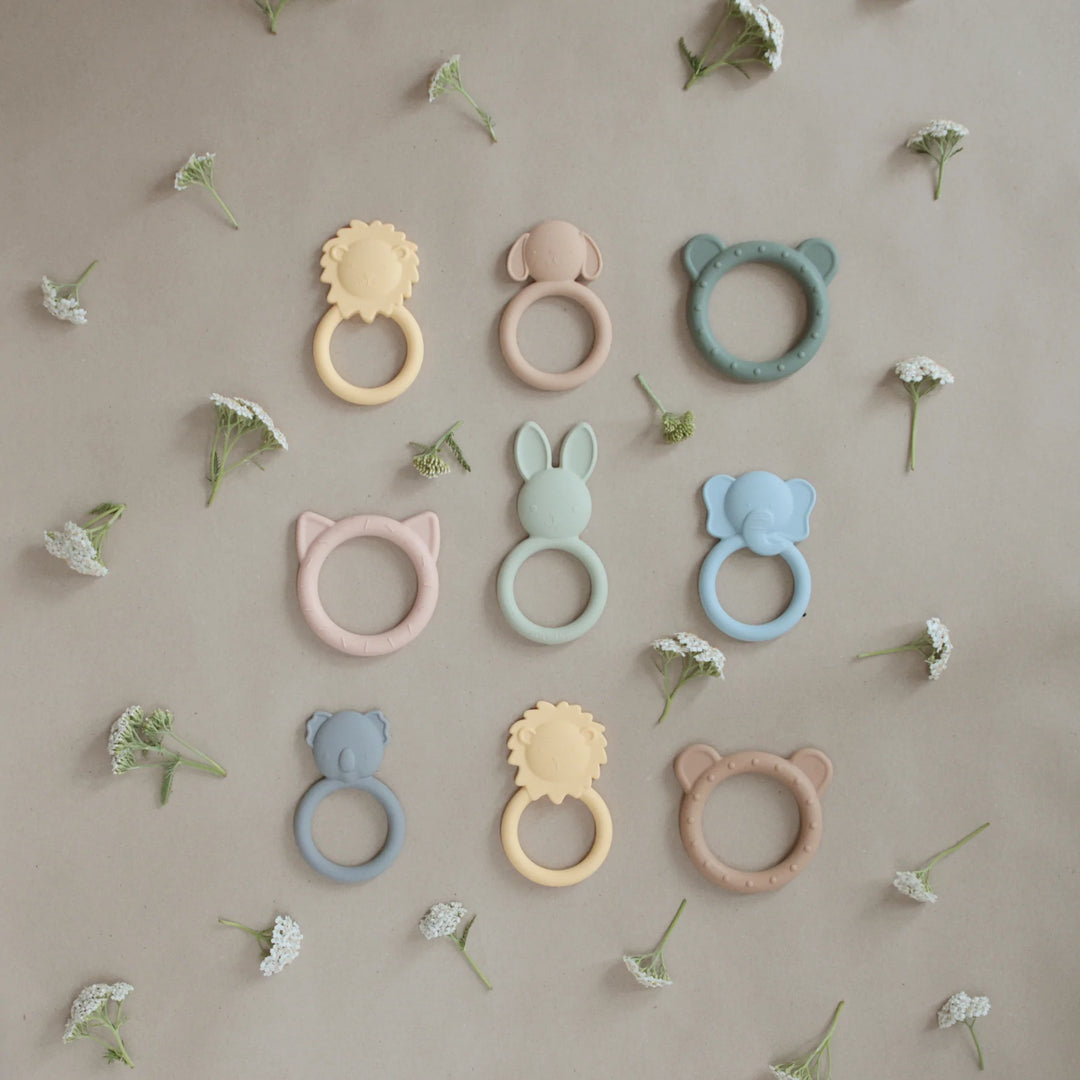 Silicone Animal Ring Teether