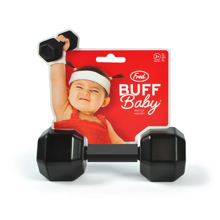 Buff Baby Dumbell Rattle