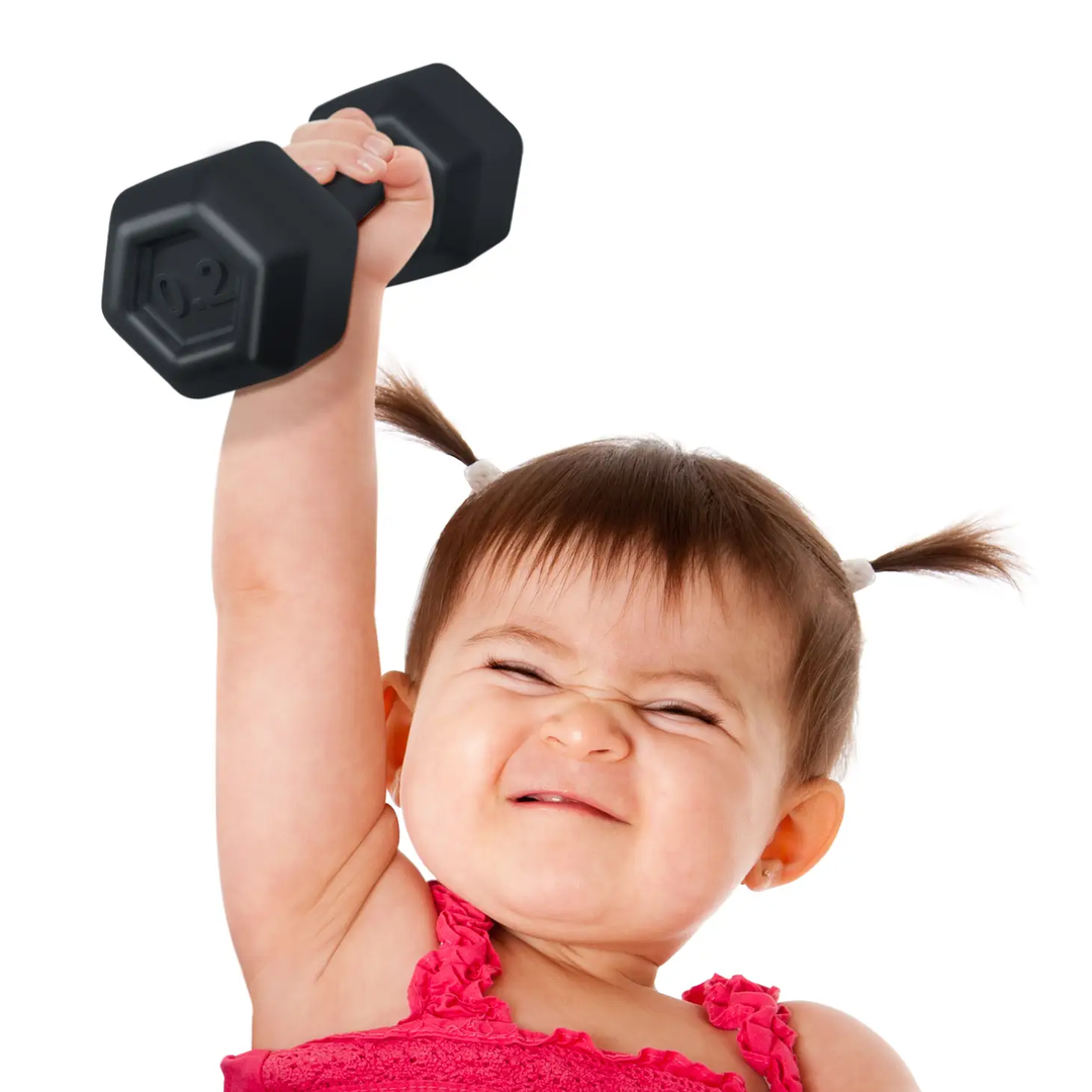 Buff Baby Dumbell Rattle